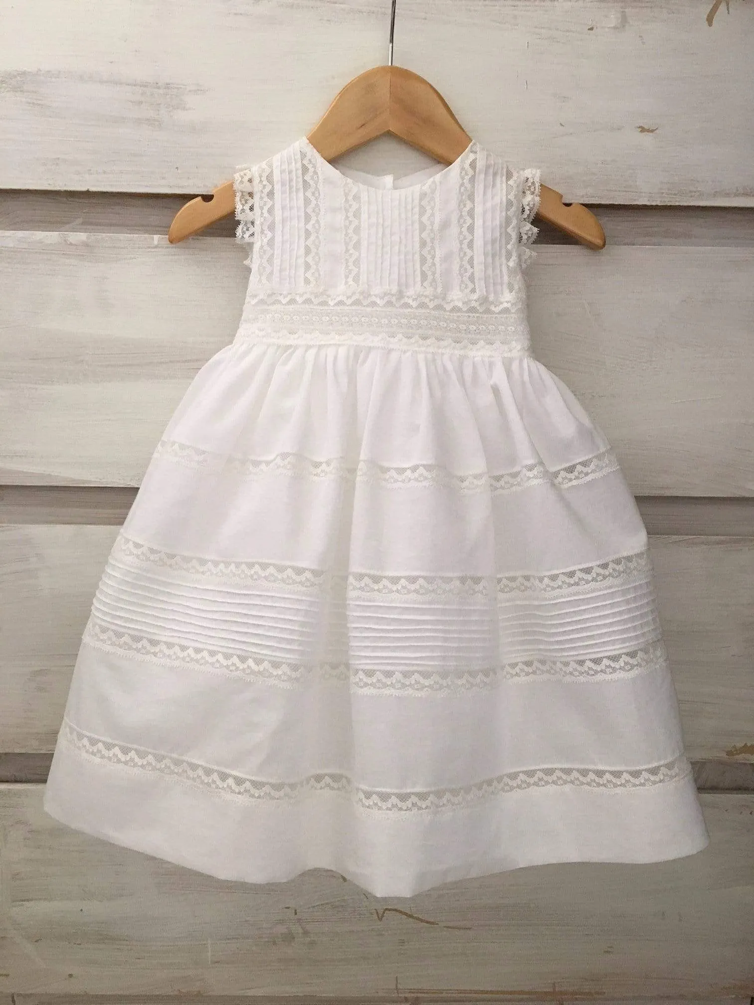 1916- Simply White Baptism/ Christening Dress