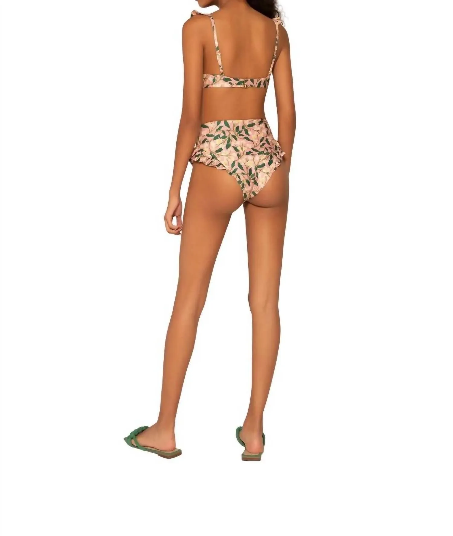 Agua By Agua Bendita - Jengibre Dos Gardenias Bikini Bottom