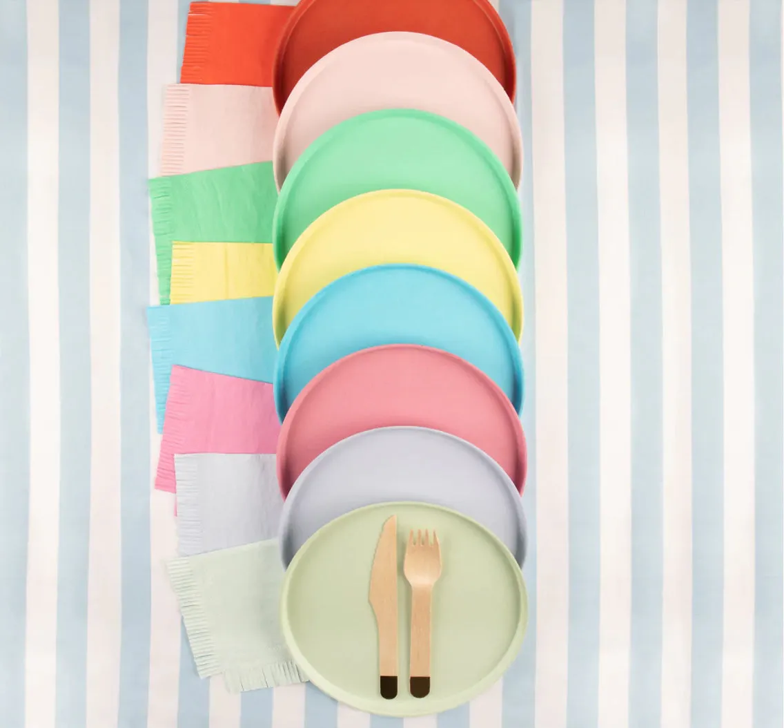 Assorted Bright Large Napkins (x 16)
