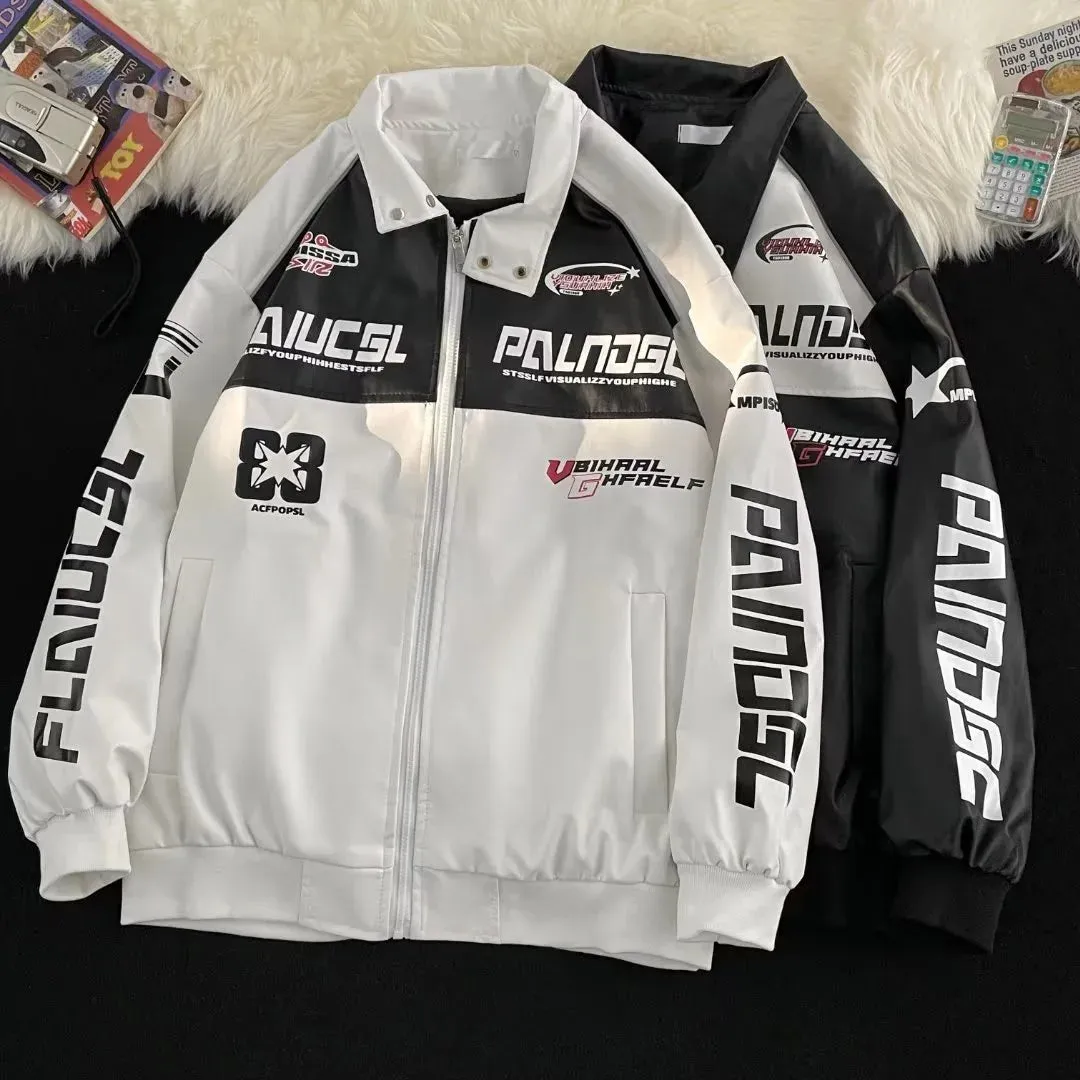 Baseball Bomber jacket Autumn winter warm clothing leather jacket Outdoor motorcycle travel jacket trend