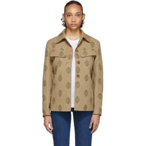 Chloe Tan Monogram Jacket