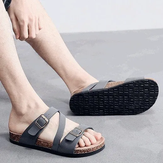 Cuzcare Orthopedic Wide Width Sandals For Men Casual Summer 2023