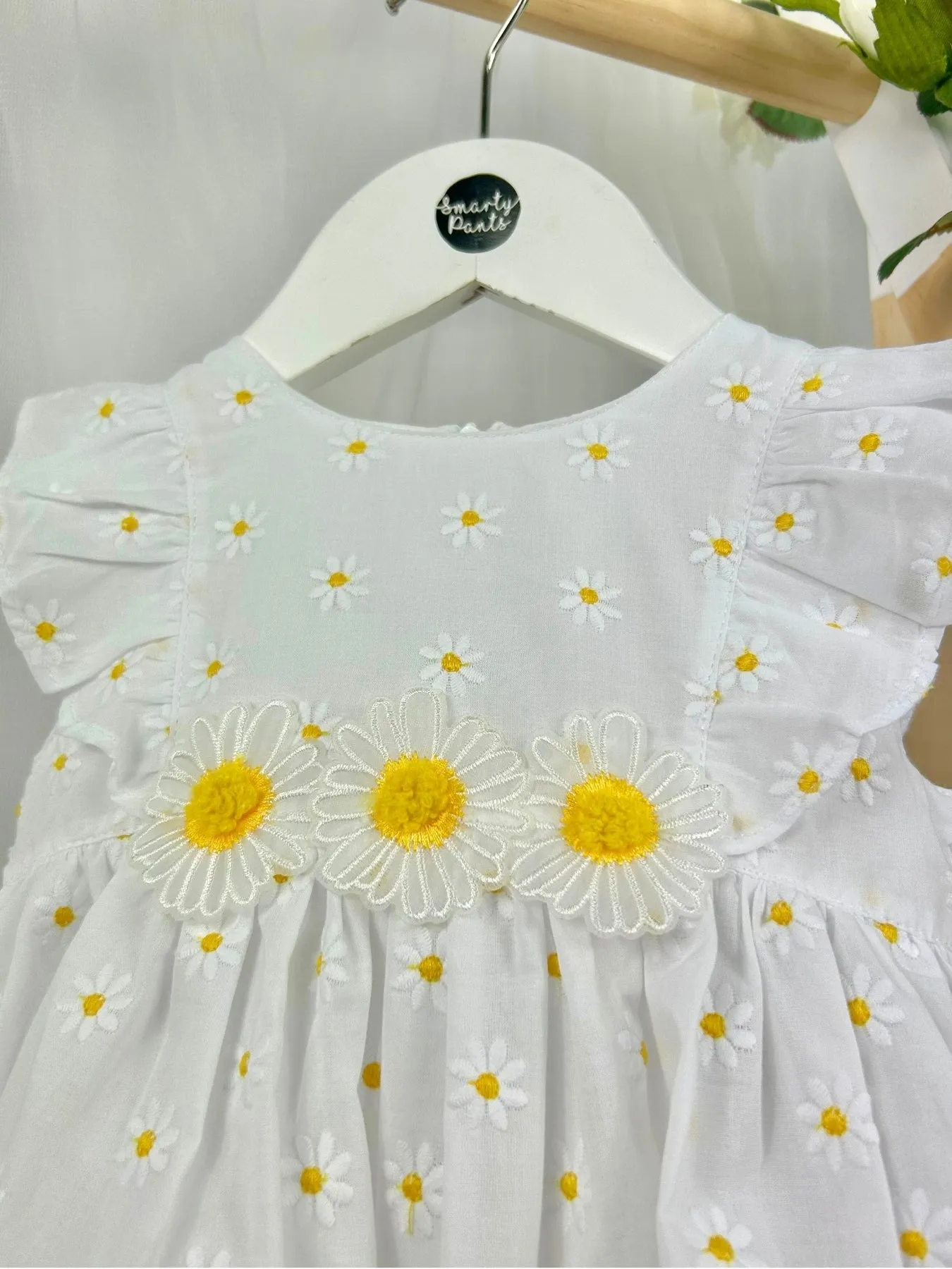 Deolinda 'Sunny' Yellow Flower Dress
