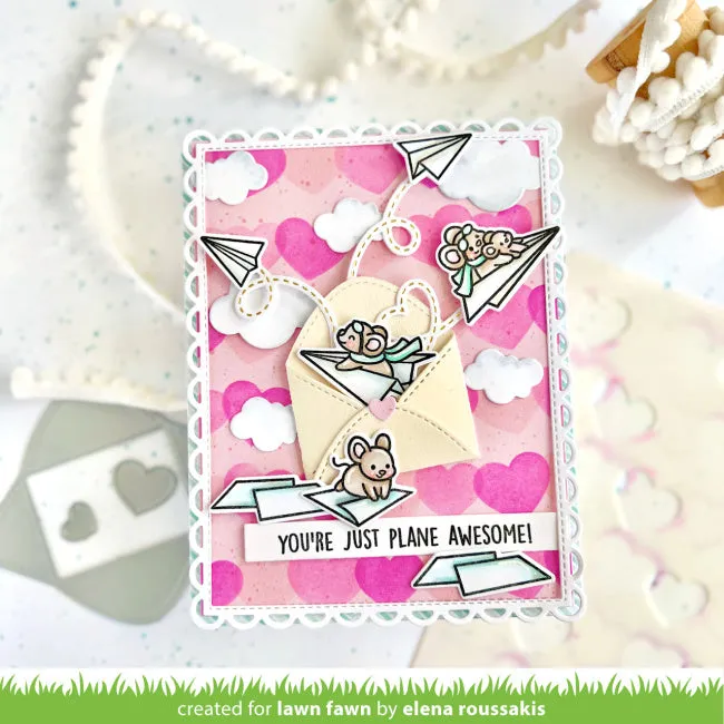 LAWN FAWN: Lacy Rectangle Stackables | Lawn Cuts Die