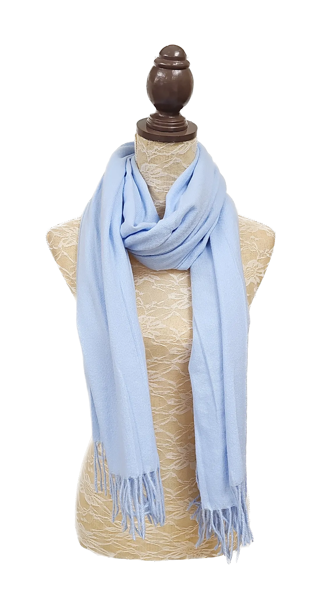 Light Sky Blue Soft Feel Pashmina Scarf