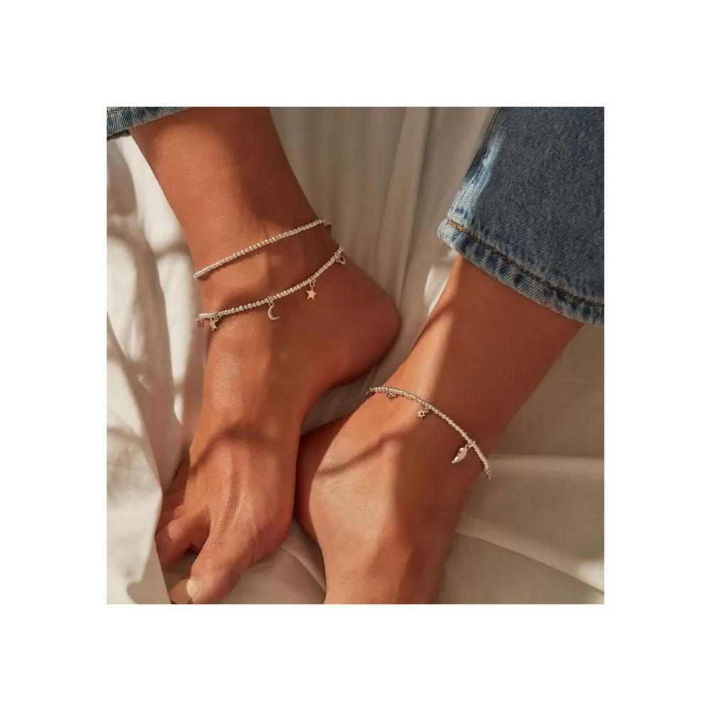 Mini Cute Anklet - Silver - SANMC
