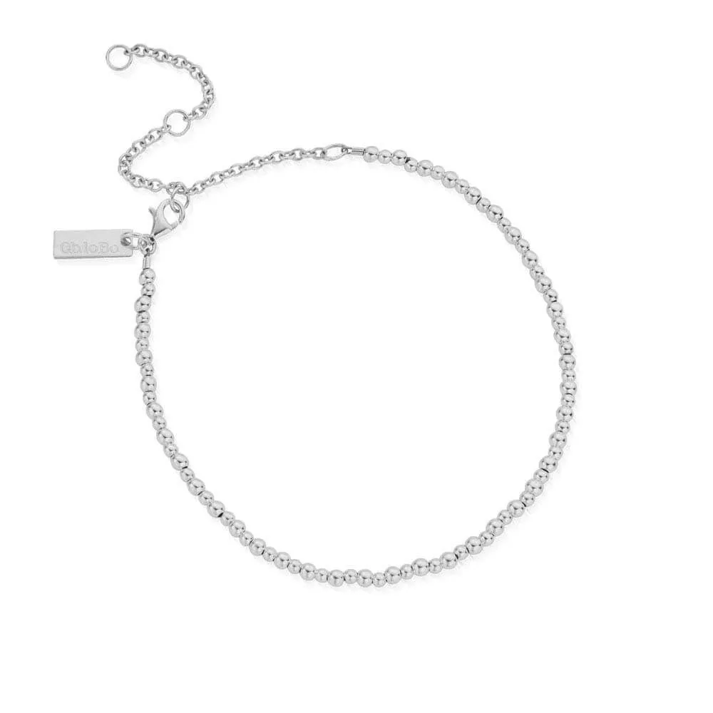 Mini Cute Anklet - Silver - SANMC