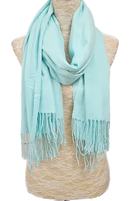 Mint Green Soft Feel Pashmina Scarf