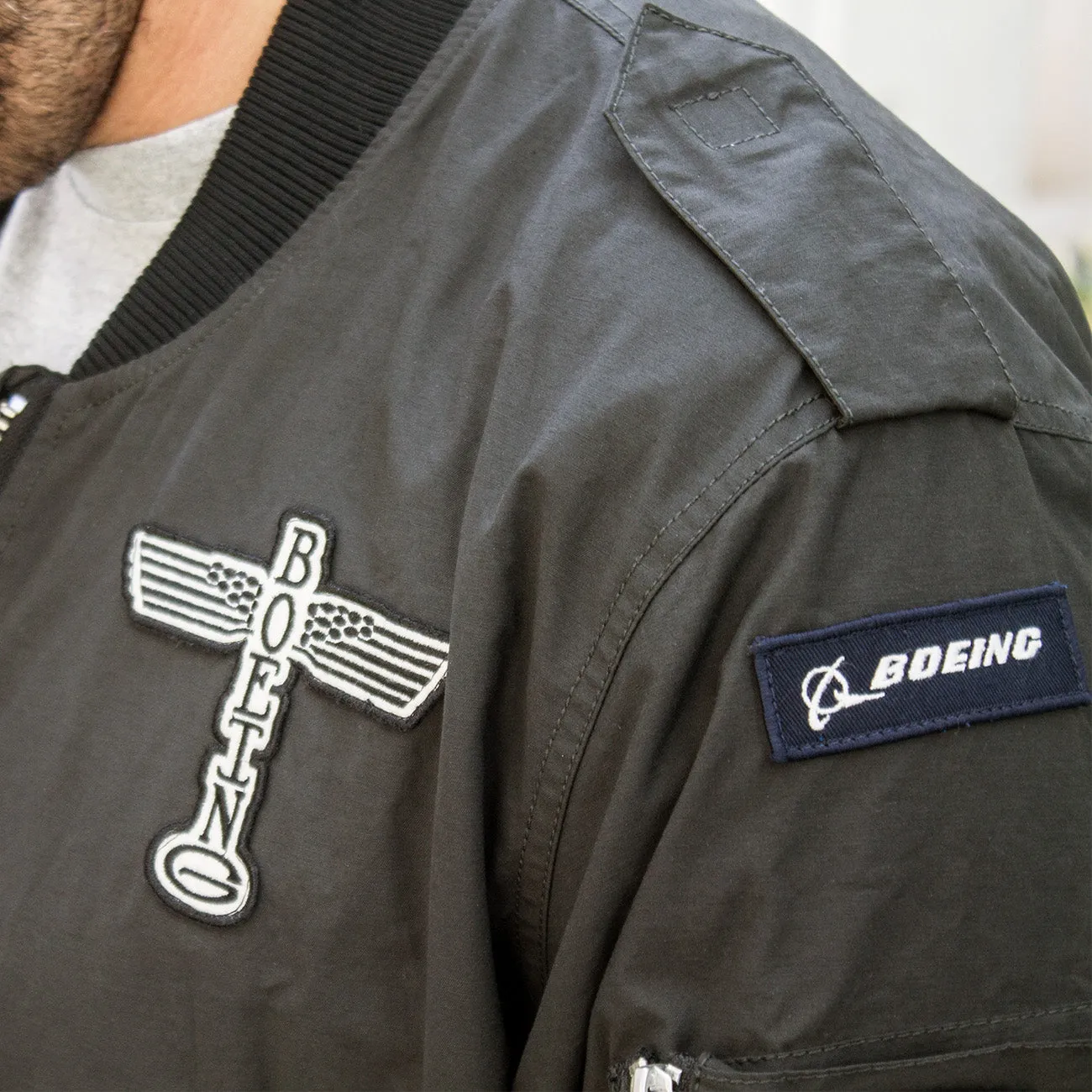 Red Canoe Boeing Flight Jacket