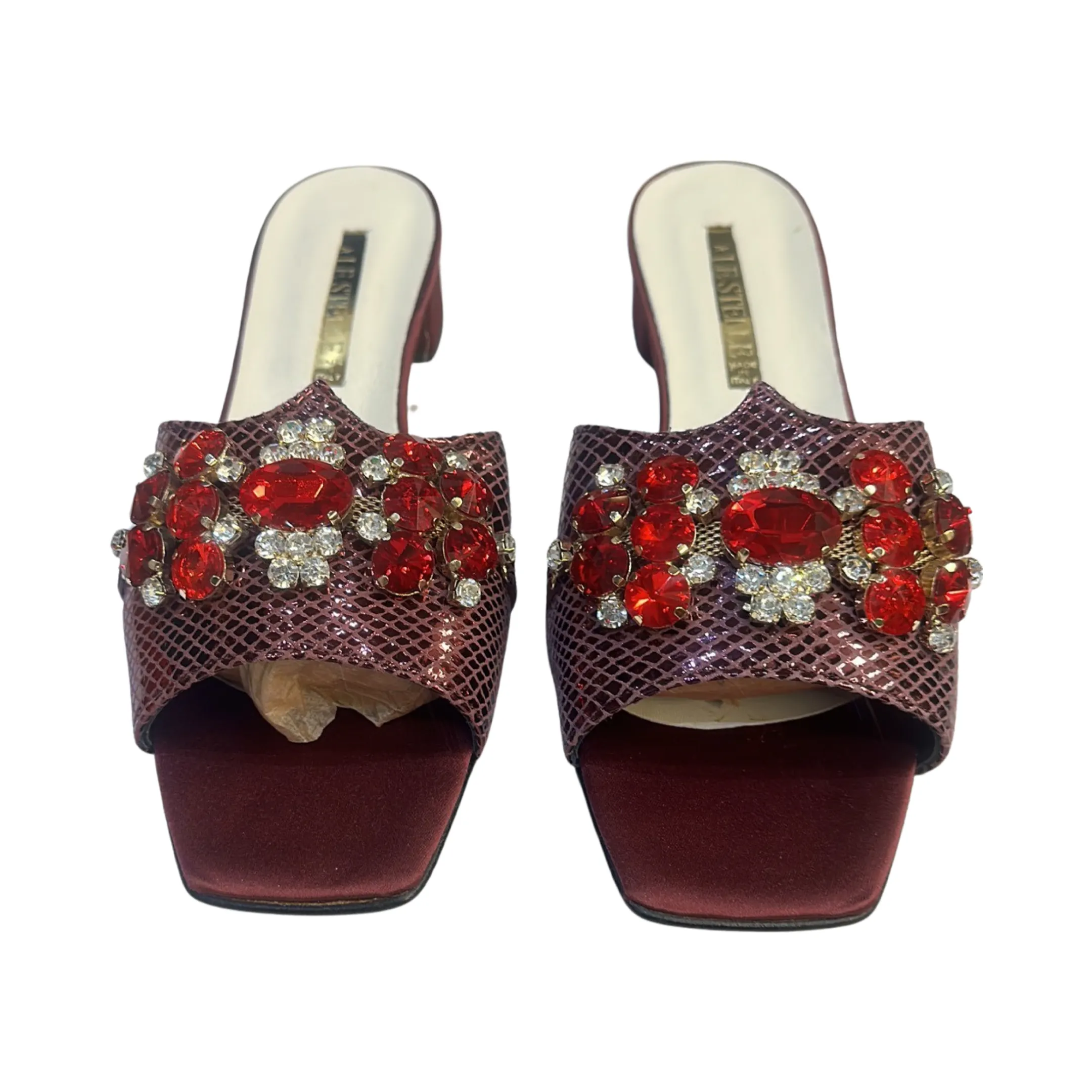 Rhinestone Flat Mules