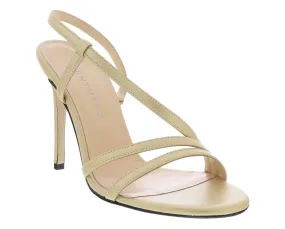 Ventutto Gold Classic Strappy High Heel Sandal-