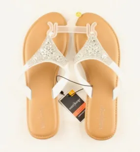 White Bling Sandal